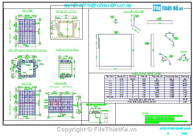 Bản vẽ,Bản vẽ chi tiết,cấu tạo,Bản vẽ cống hộp,cống đôi,Bản vẽ các loại cống hộp